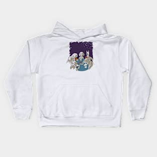 Dogs Playing Card Kids Hoodie